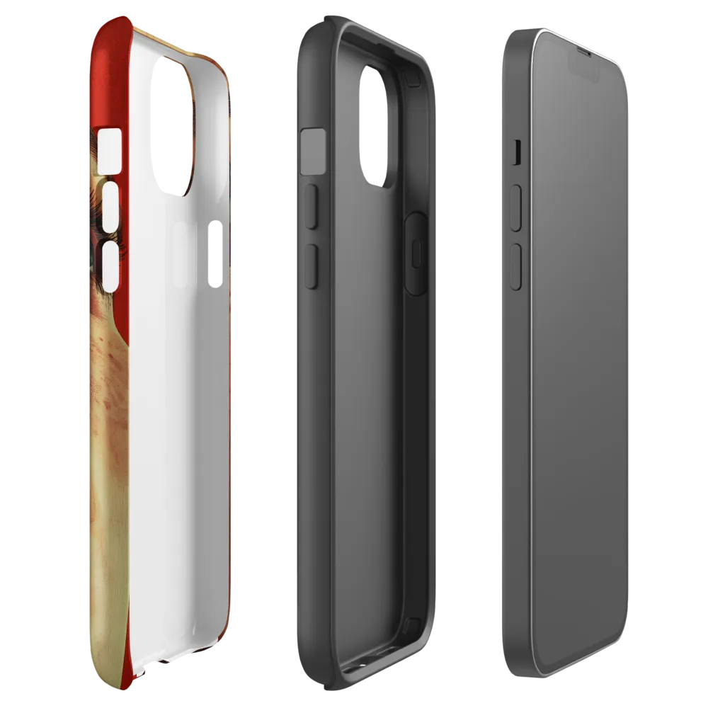 Red Intensity: A Portrait of Elegance