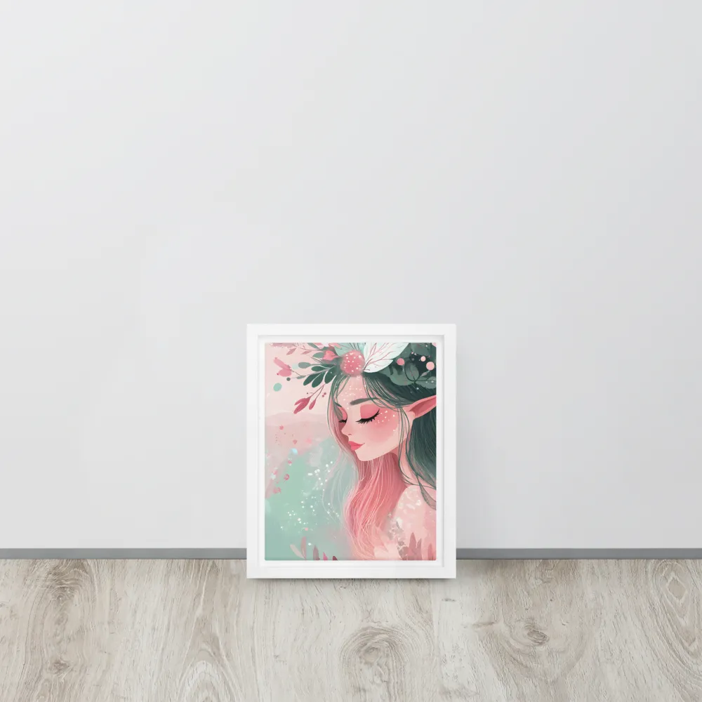 Whispers of Nature | Canvas with White Frame | 8″×10″
