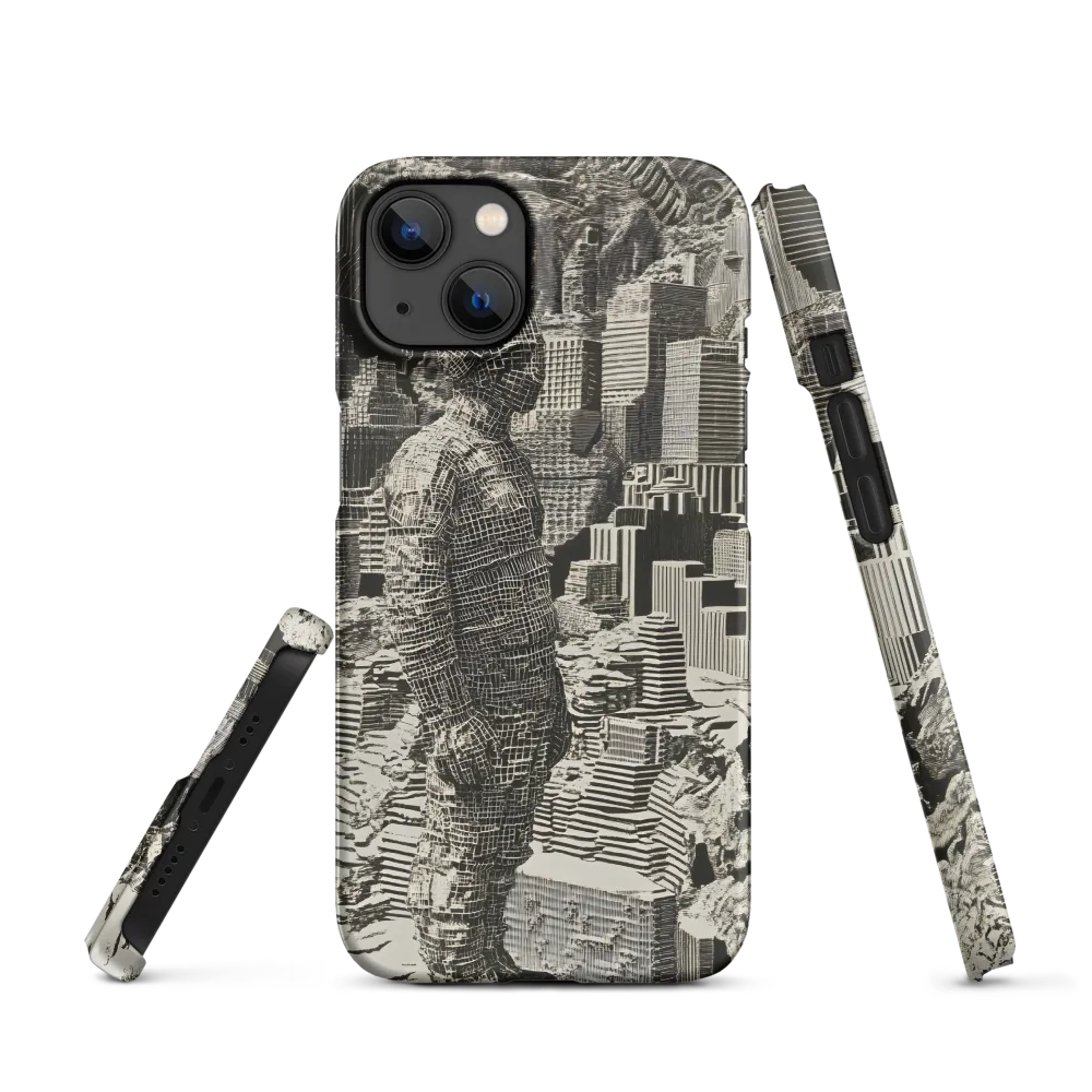 Contemplation in an Abstract Landscape | Phone Case |  13 | Snap Case | Matte