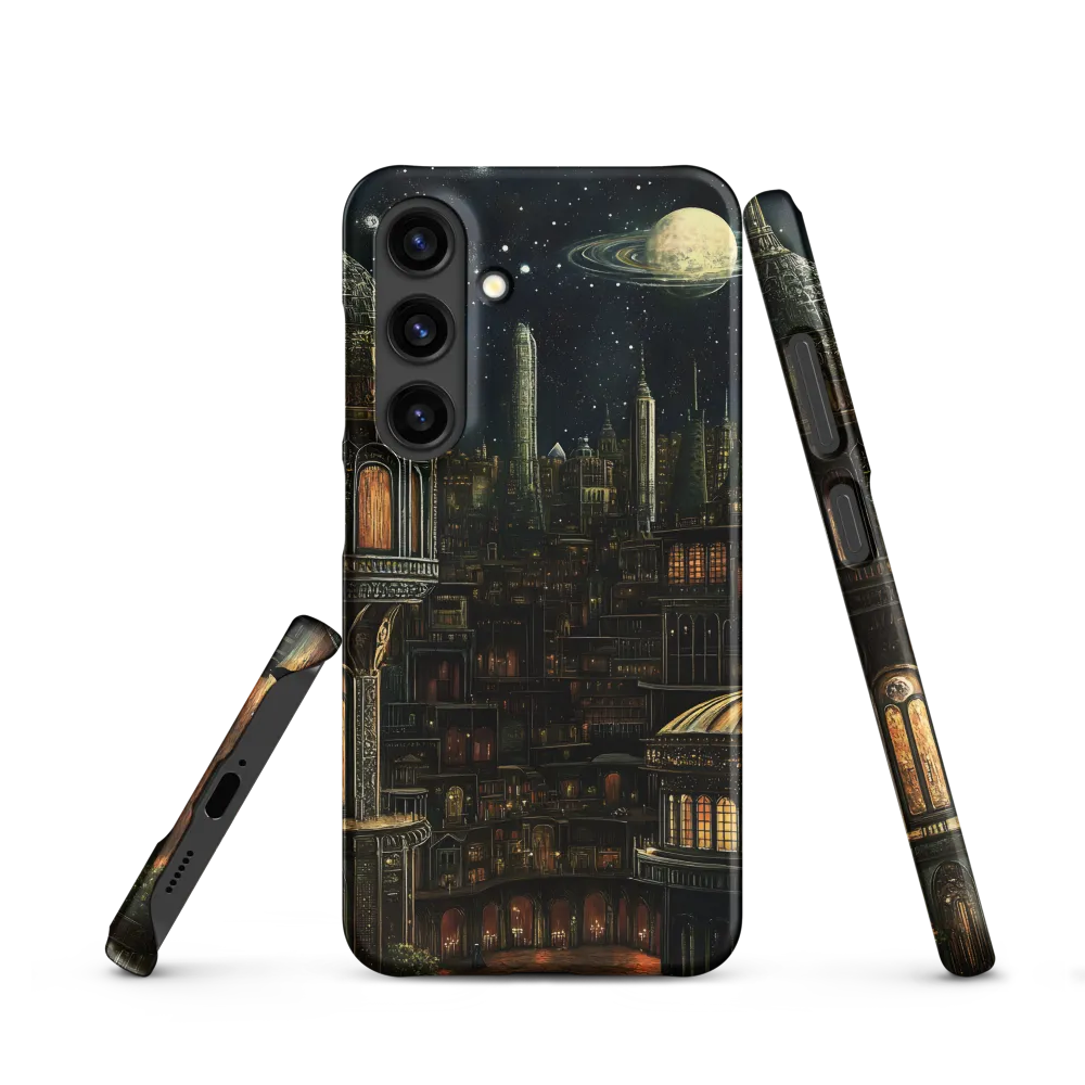 Celestial Enigma: A Surreal Cityscape
