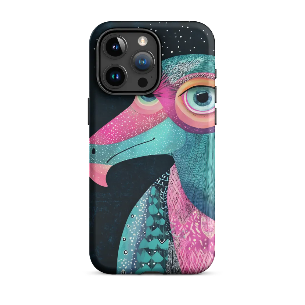 Whimsical Vulture: A Dance of Colors