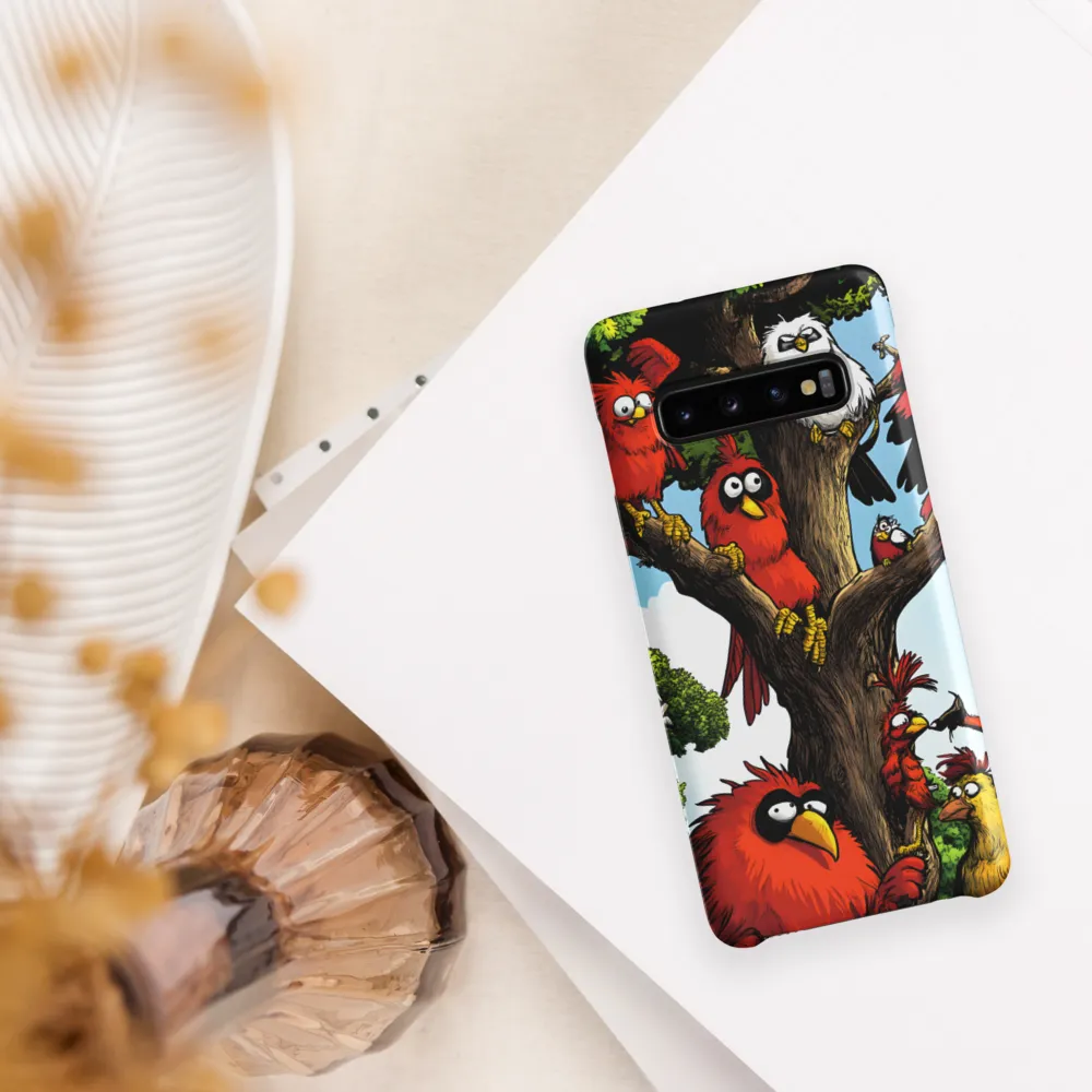 Whimsical Avian Gathering
