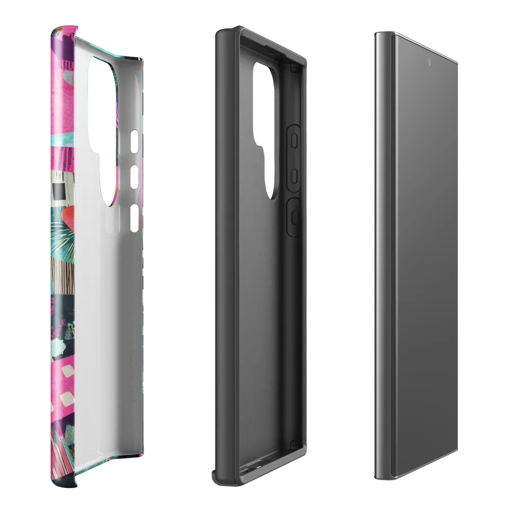 Whimsical Journey Through a Vibrant Landscape | Phone Case |  S23 Ultra | Tough Case | Glossy