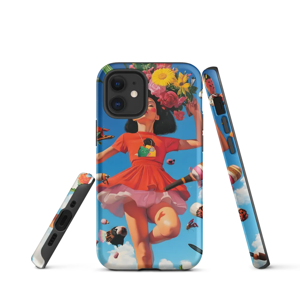 Joyful Whimsy | Phone Case |  12 mini | Tough Case | Matte