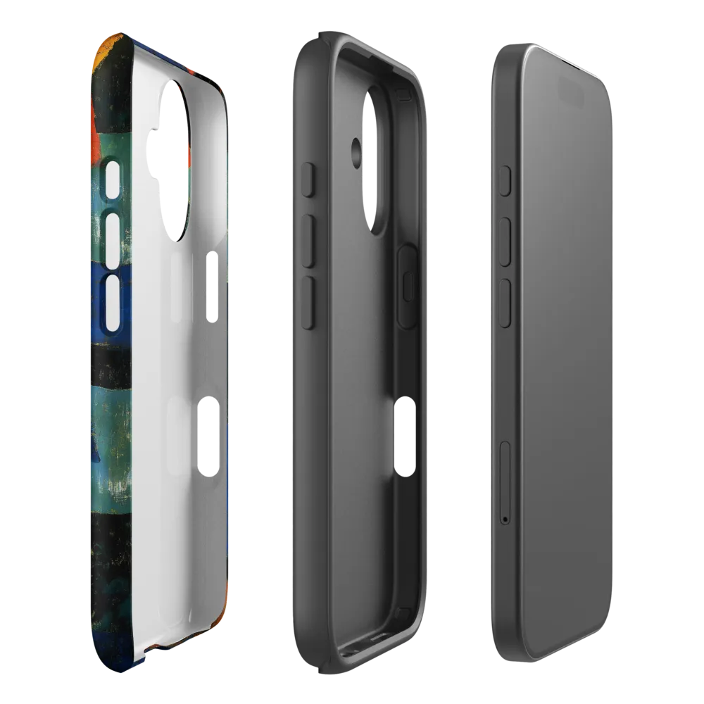 Dynamic Geometry in Color | Phone Case |  16 | Tough Case | Matte