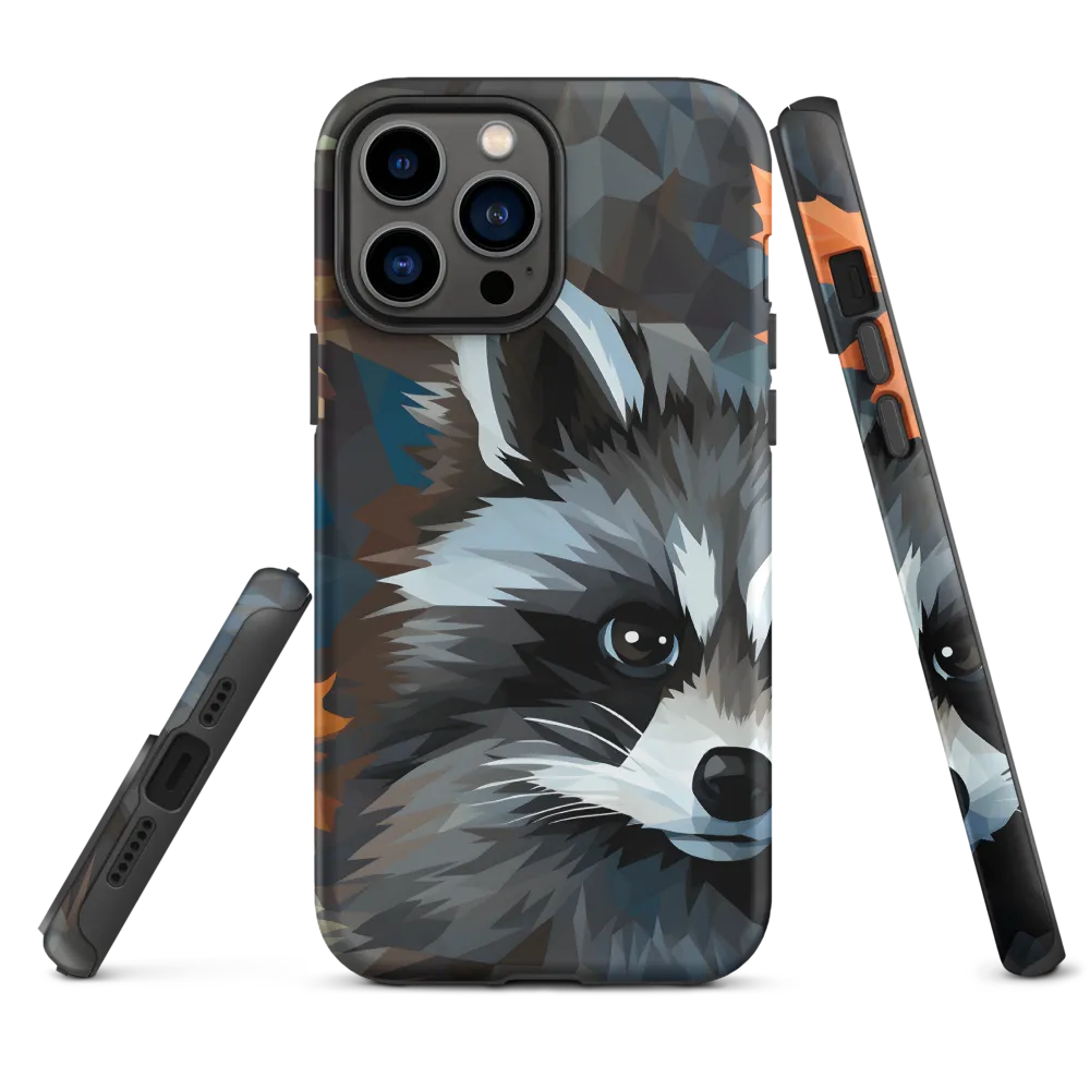 Whispers of Autumn: The Raccoon's Gaze