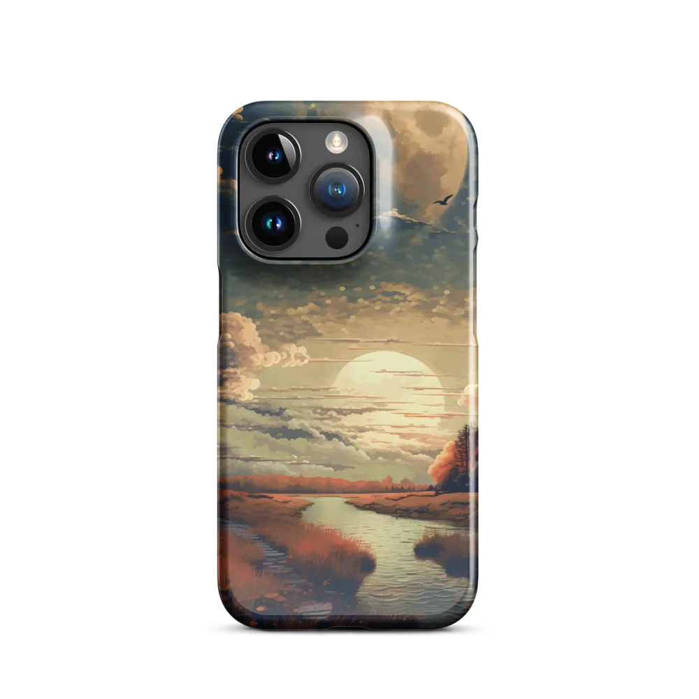 Whispers of Dusk: A Tranquil River Landscape