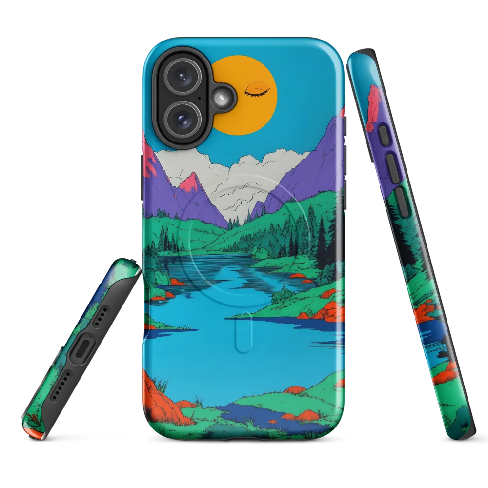 Whimsical Serenity in Vibrant Colors