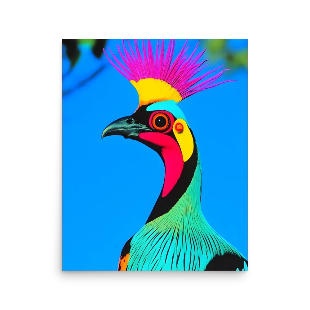 Whimsical Avian Portrait | Poster | 16″×20″