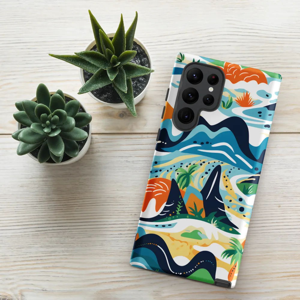 Abstract Tropical Landscape