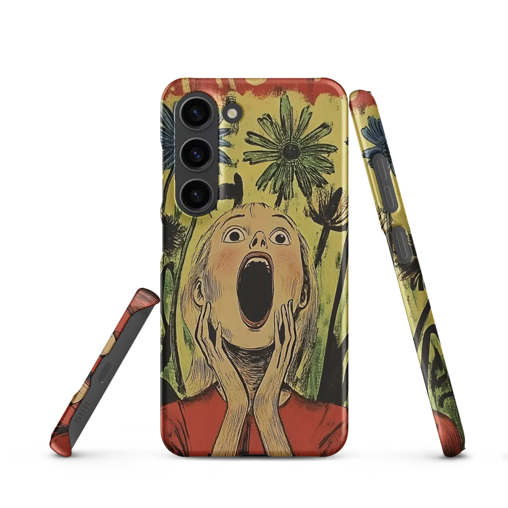 The Echo of Panic | Phone Case |  S23 | Snap Case | Matte