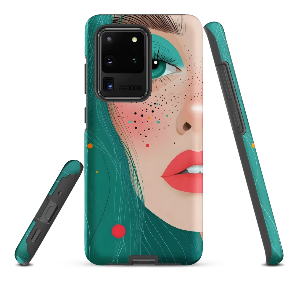 A Playful Portrait: Turquoise Temptation