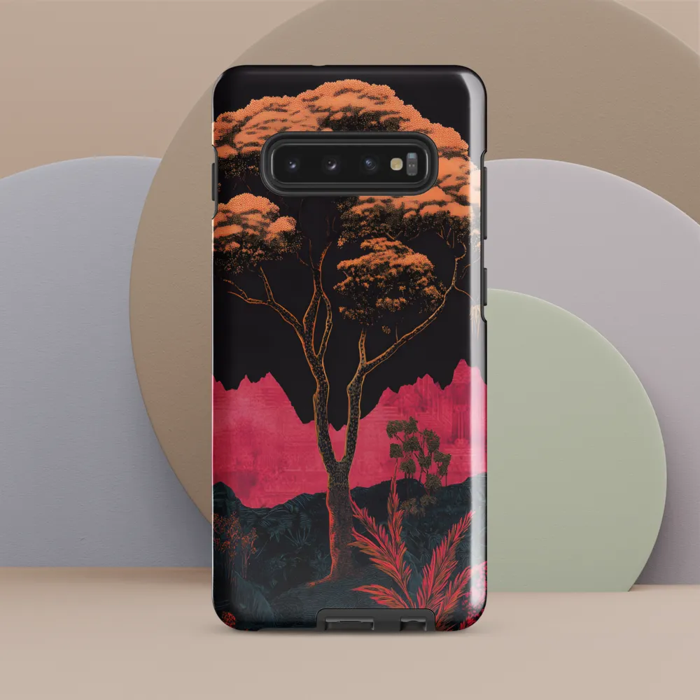 Ethereal Flora: The Enchanted Tree | Phone Case |  S10 Plus | Tough Case | Glossy