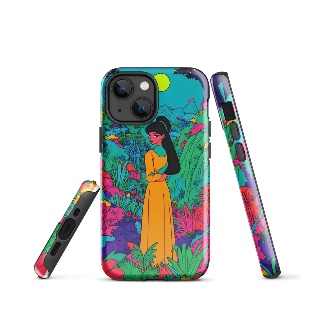 Ethereal Serenity in a Psychedelic Landscape