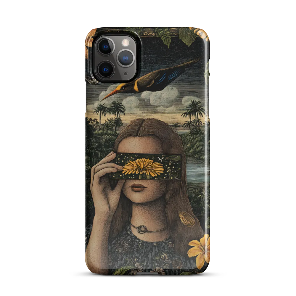 Veil of Nature: A Surreal Embrace | Phone Case |  11 Pro Max | Snap Case | Glossy