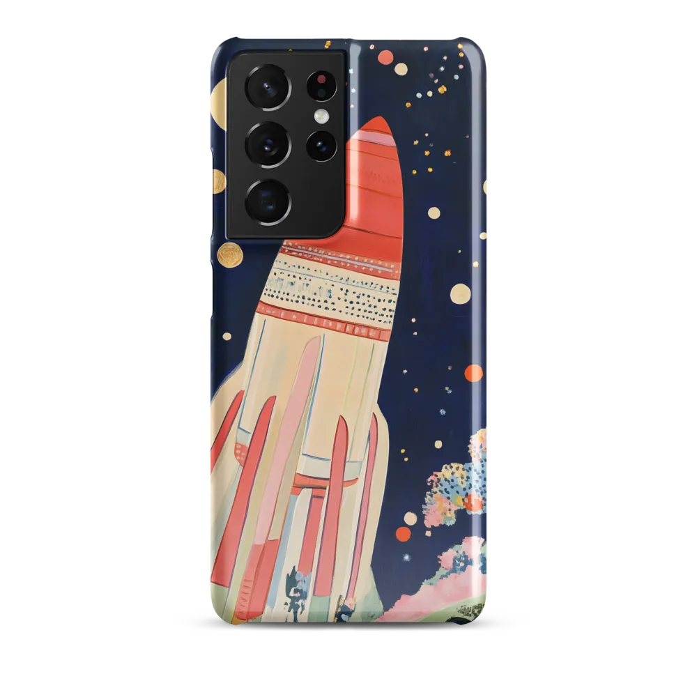 Cosmic Dreams: The Rocket's Journey | Phone Case |  S21 Ultra | Snap Case | Glossy