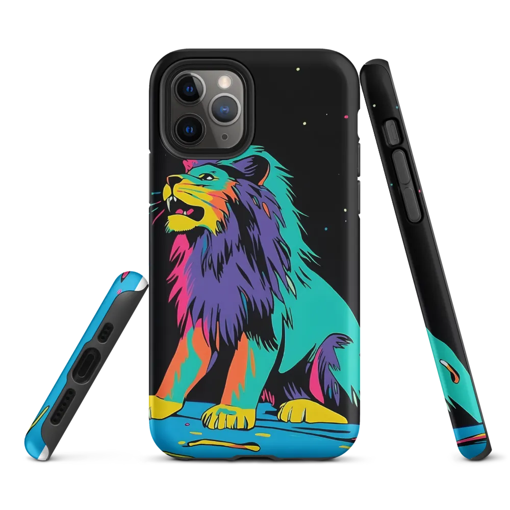 Roaring Colors: The Neon Lion