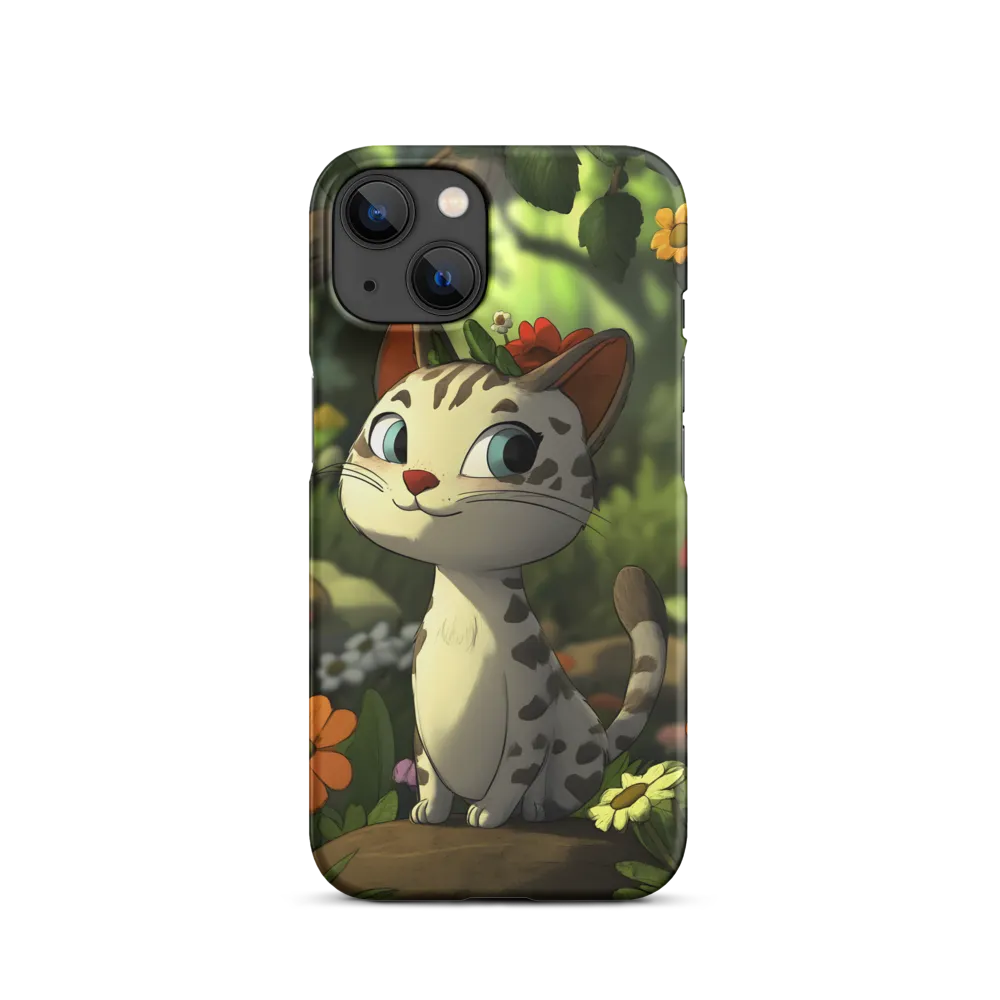 Whimsical Forest Cat | Phone Case |  14 | Snap Case | Matte