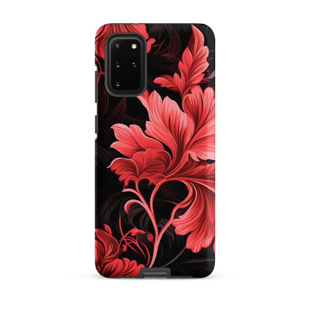 Tropical Elegance in Red