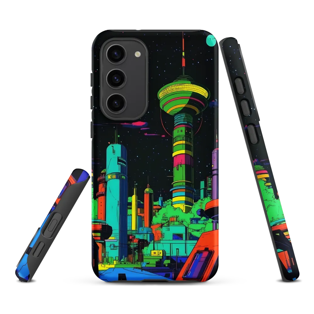 Neon Dreams: A Futuristic Cityscape