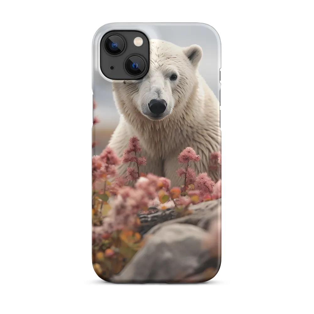 Curiosity Among Blooms: The Polar Bear