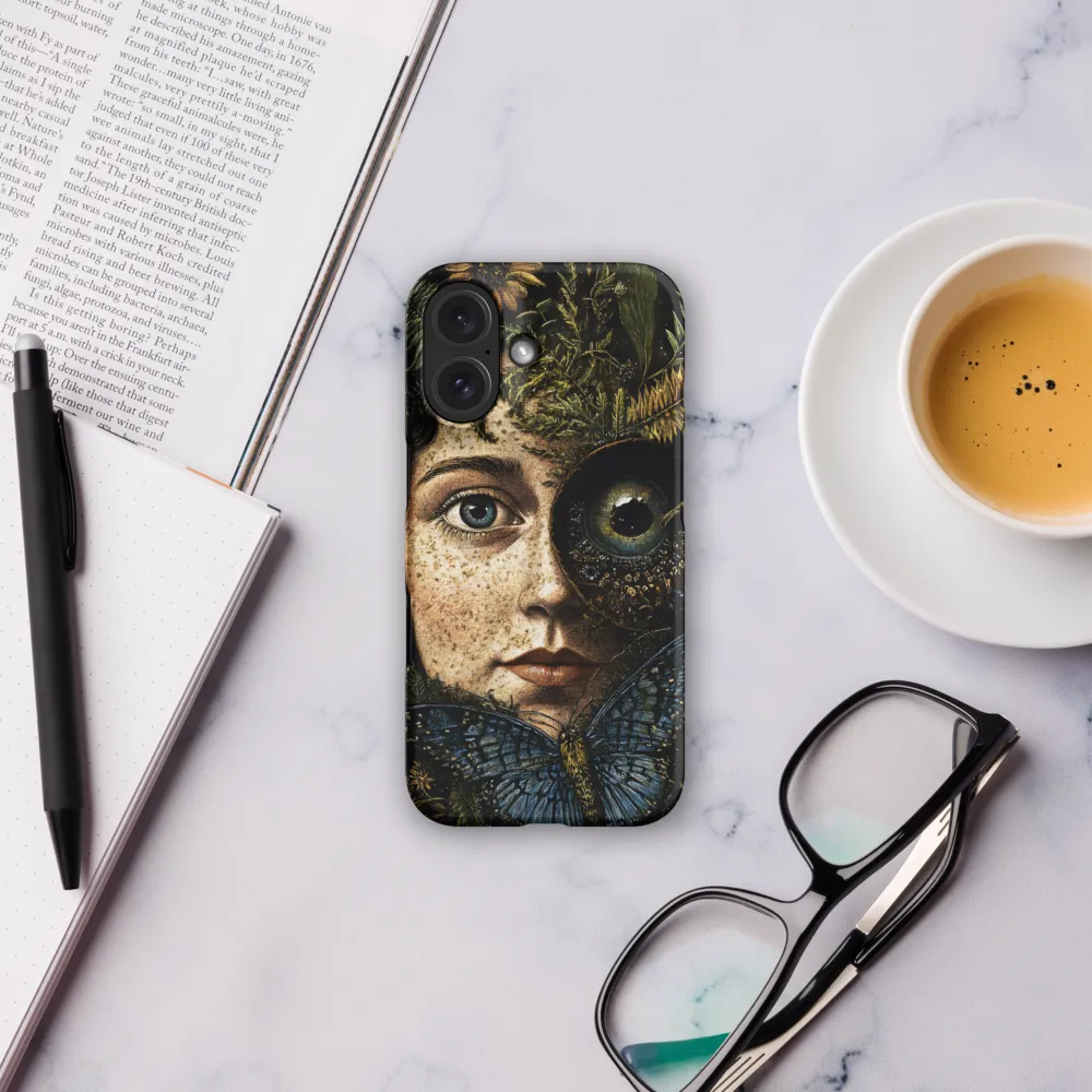 Nature's Embrace: A Surreal Portrait | Phone Case |  16 | Snap Case | Matte