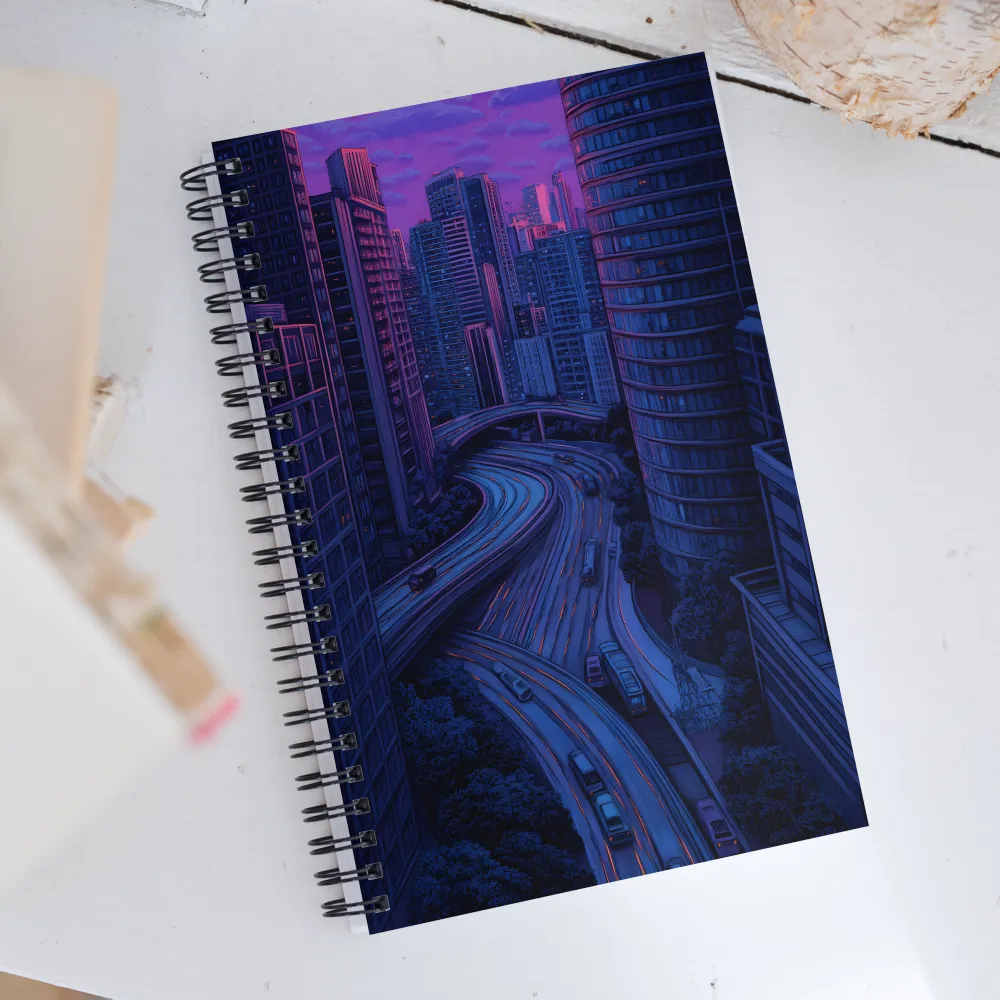 Twilight in the Urban Jungle | Spiral Notebook