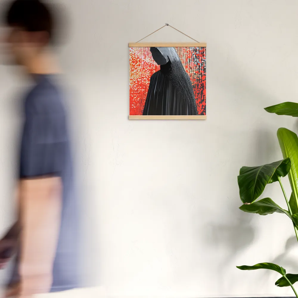 Veil of Modernity | Poster With Oak Wood Hanger | 16″×16″