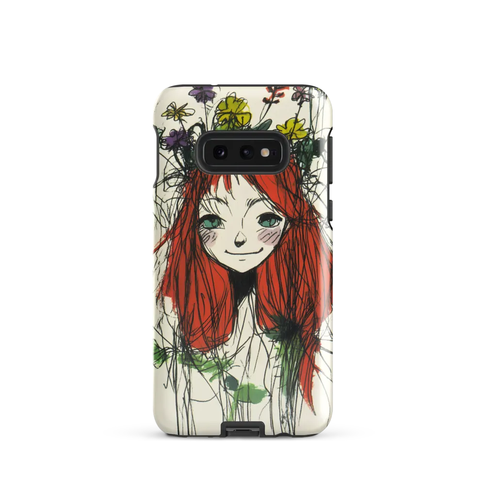 Whimsical Floral Portrait