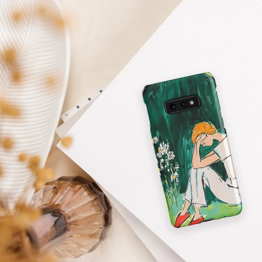 Silent Sorrow | Phone Case |  S10e | Snap Case | Matte