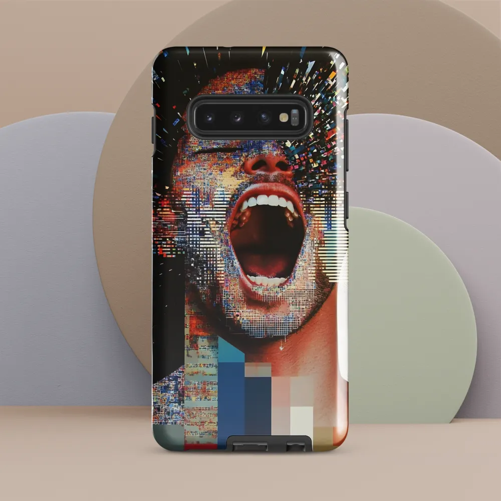 Eruptive Expression | Phone Case |  S10 Plus | Tough Case | Glossy