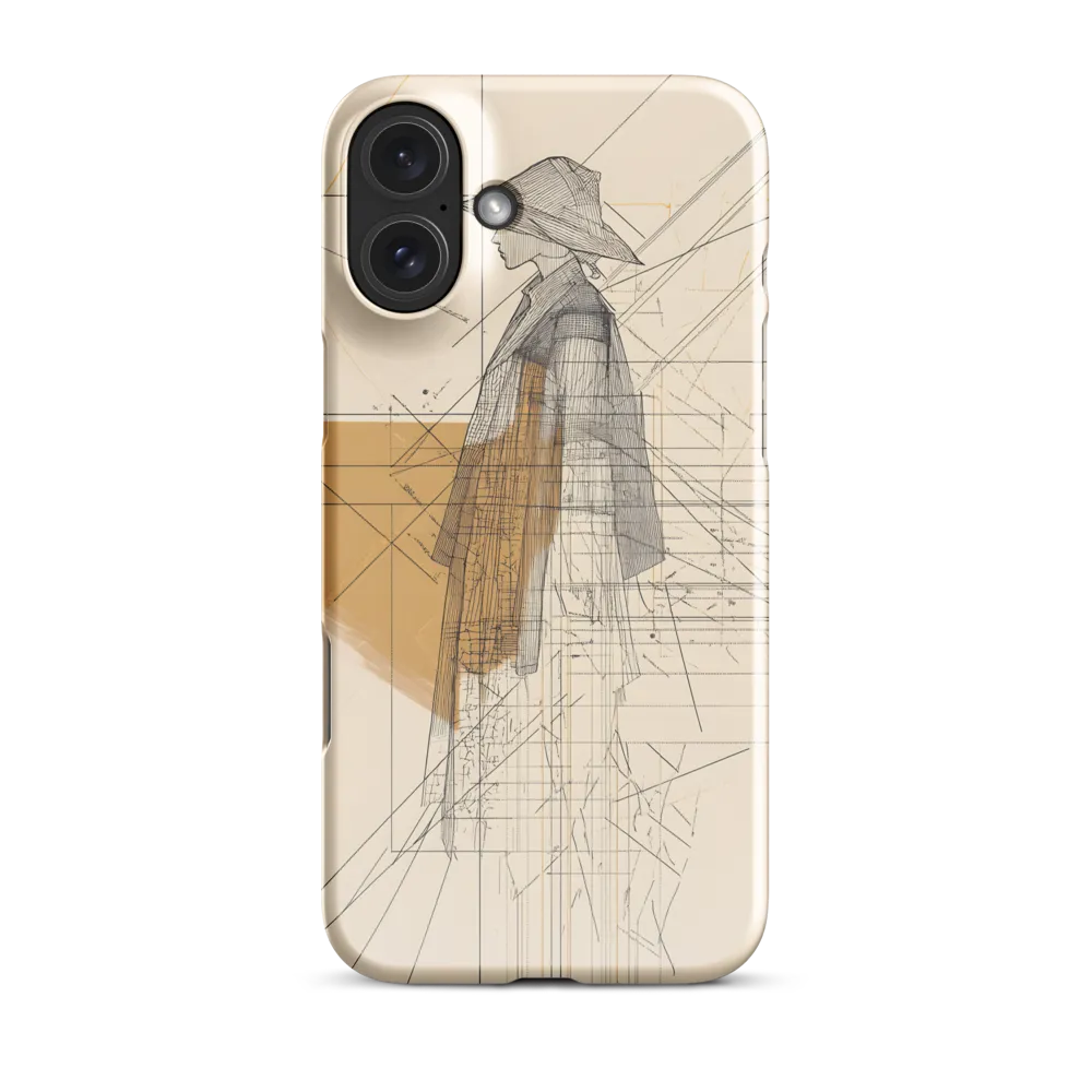 Abstract Profile: A Minimalist Exploration | Phone Case |  16 Plus | Snap Case | Glossy