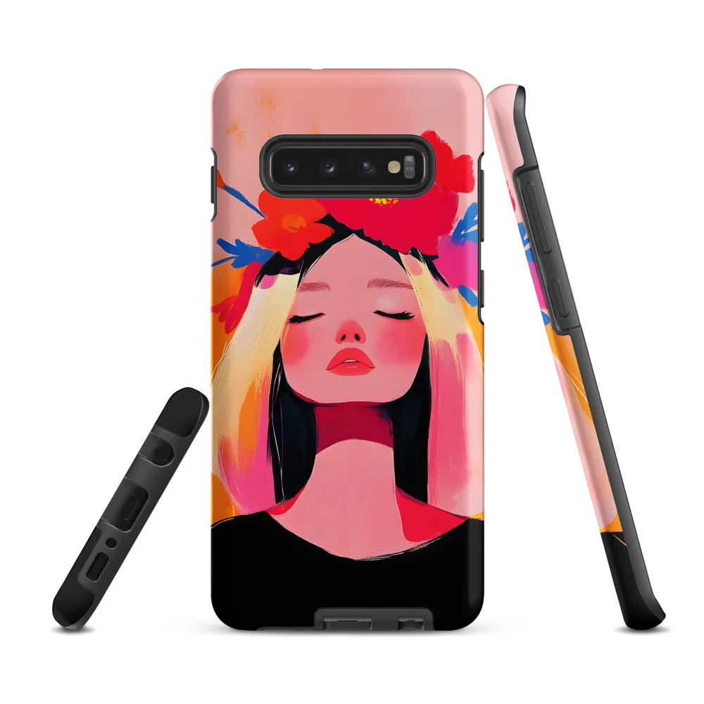 Floral Serenity | Phone Case |  S10 Plus | Tough Case | Matte