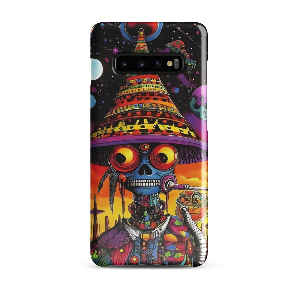 Cosmic Skeleton: A Journey Beyond | Phone Case |  S10 Plus | Snap Case | Glossy