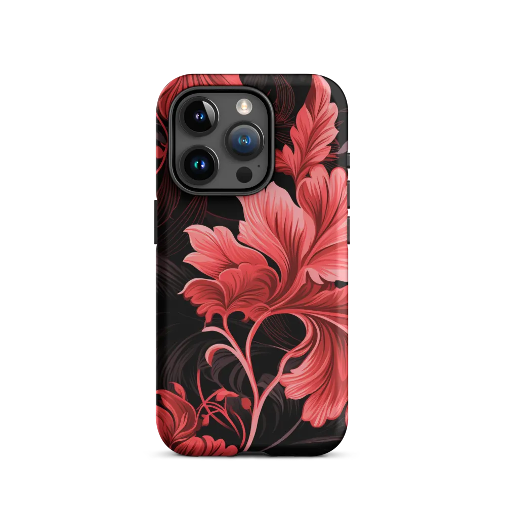 Tropical Elegance in Red
