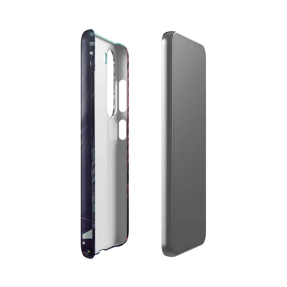 Urban Vibes: A Modern Cityscape | Phone Case |  S23 | Snap Case | Matte
