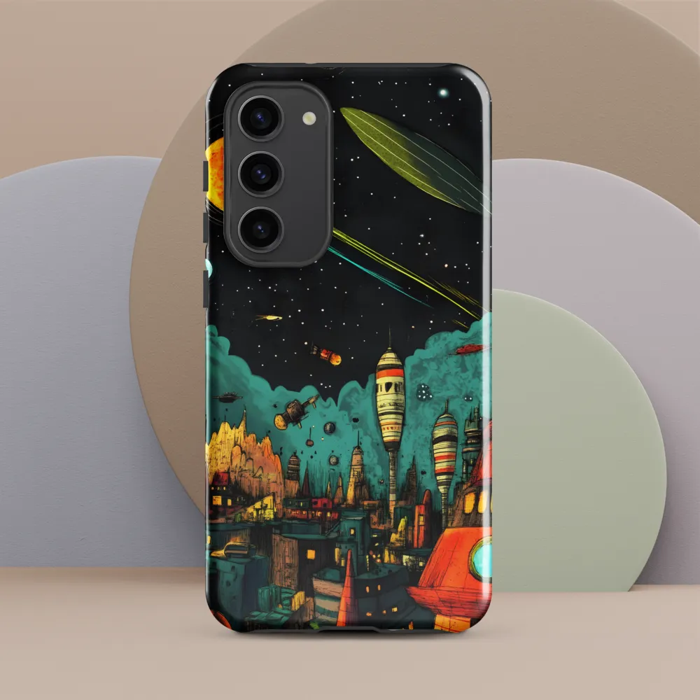 Galactic Cityscape: A Journey Through Imagination