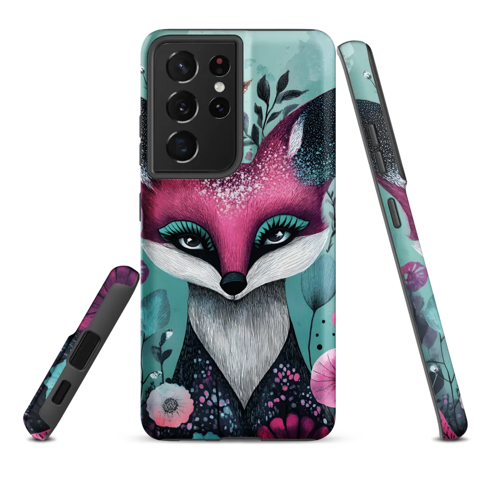Whimsical Fox Among Blossoms