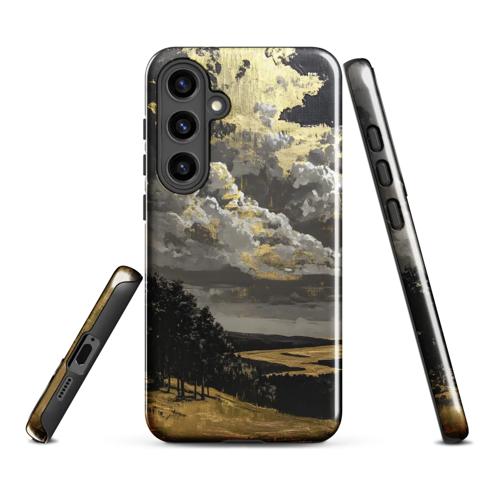 Golden Serenity in a Dramatic Sky | Phone Case |  S24 Plus | Tough Case | Glossy
