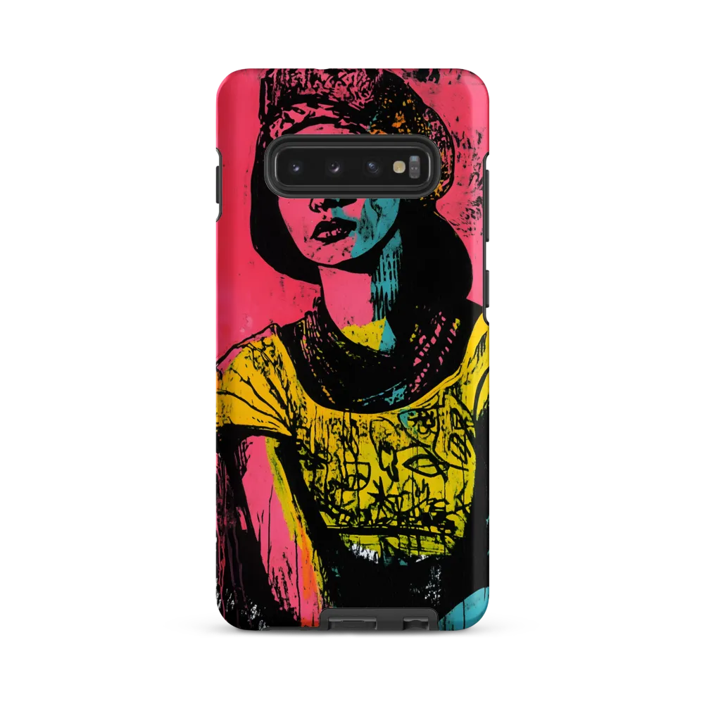 Urban Elegance: A Graffiti Portrait