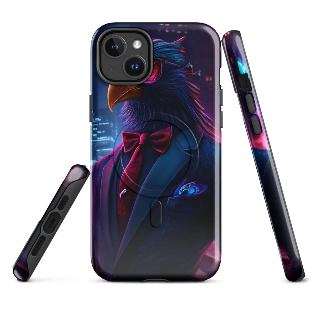 The Dapper Avian | Phone Case |  14 Plus | MagSafe® Tough Case | Glossy