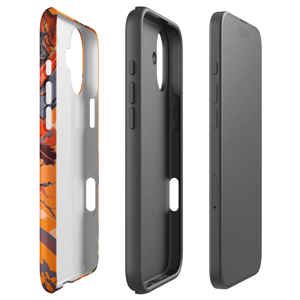 Life in Motion: An Abstract Tree | Phone Case |  16 Plus | Tough Case | Matte