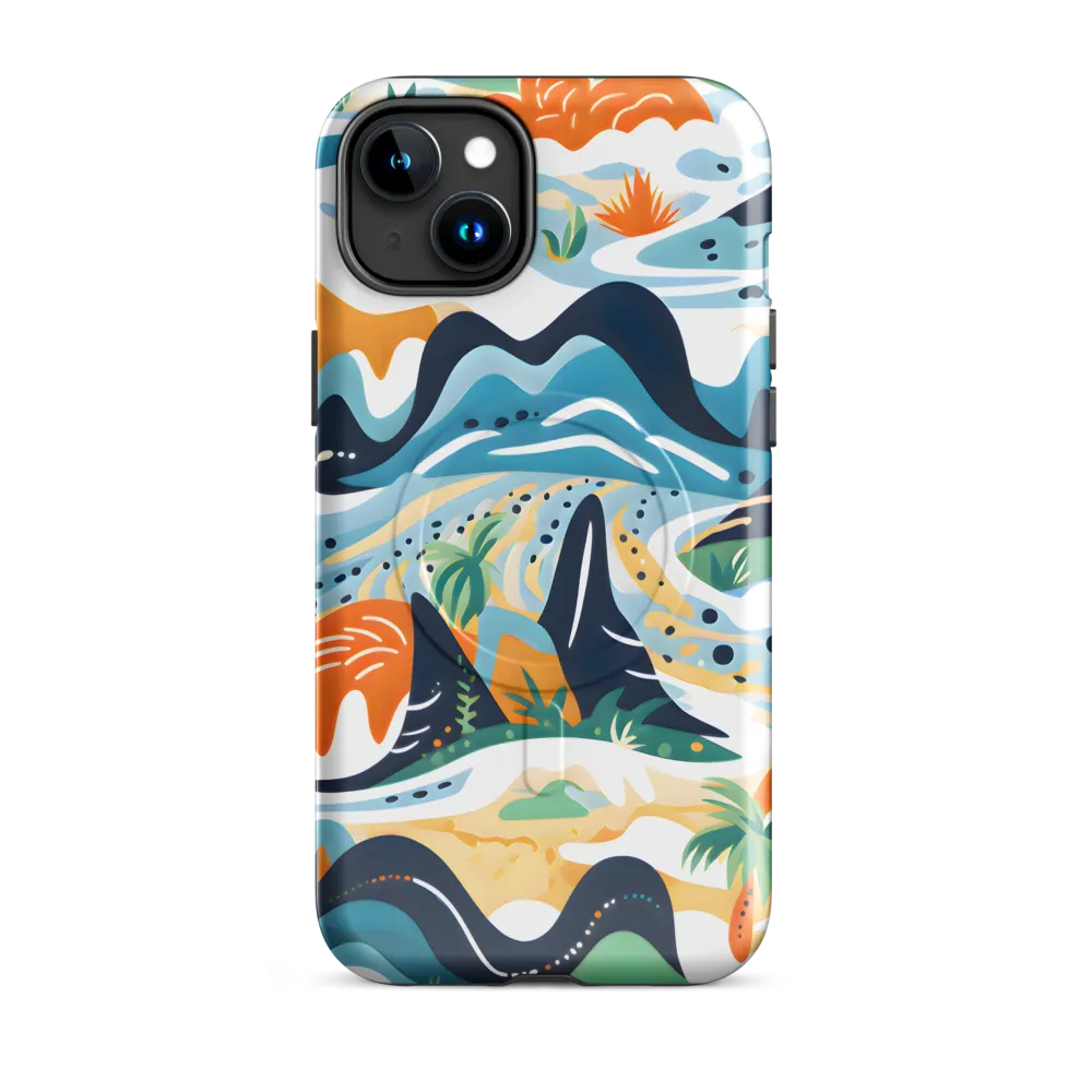 Abstract Tropical Landscape