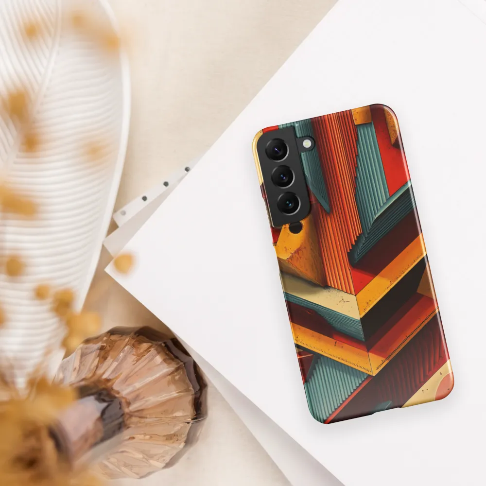 Geometric Harmony | Phone Case |  S22 Plus | Snap Case | Glossy