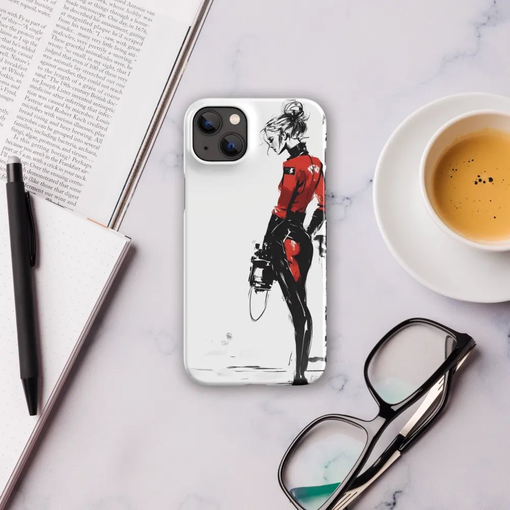 The Edgy Elegance | Phone Case |  14 Plus | Snap Case | Glossy