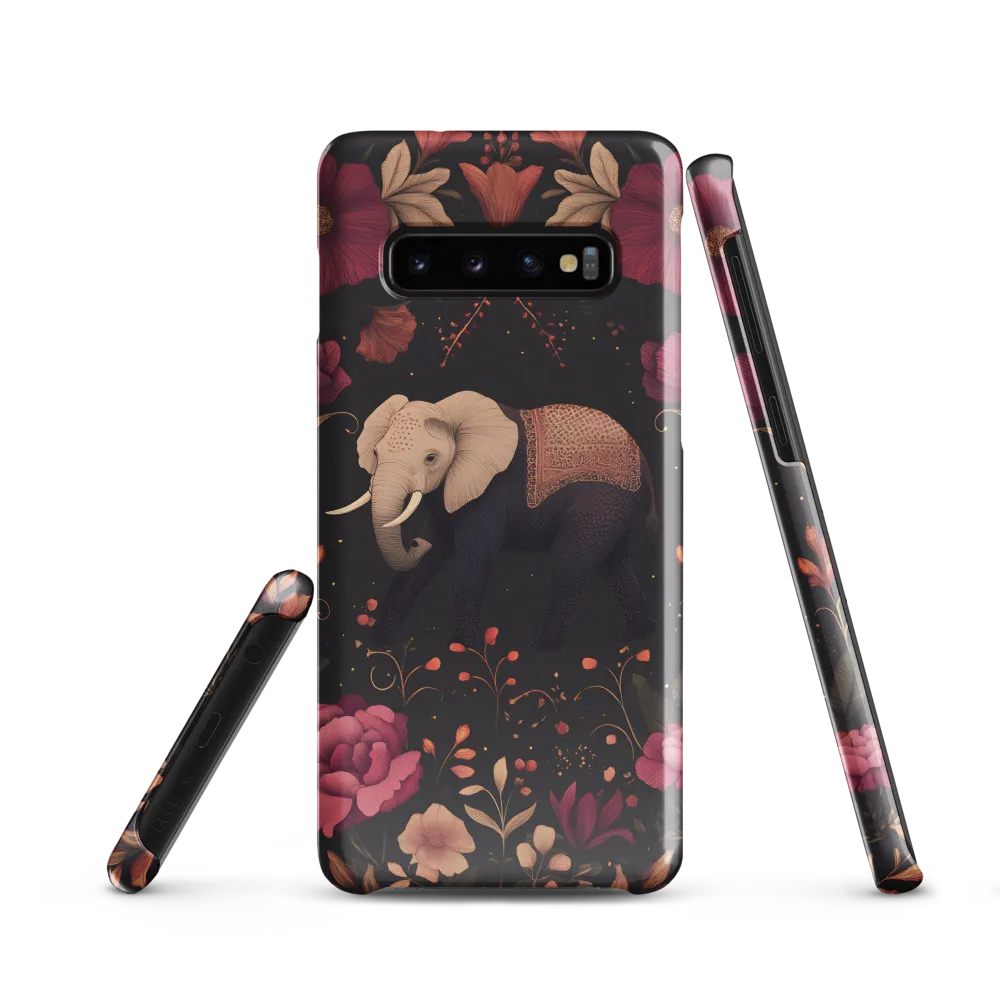 Whispers of the Wild: Elephants and Blooms
