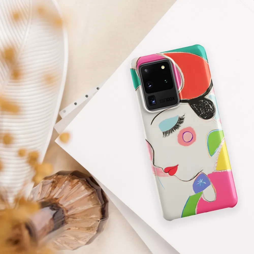 Whimsical Portrait in Colorful Abstraction
