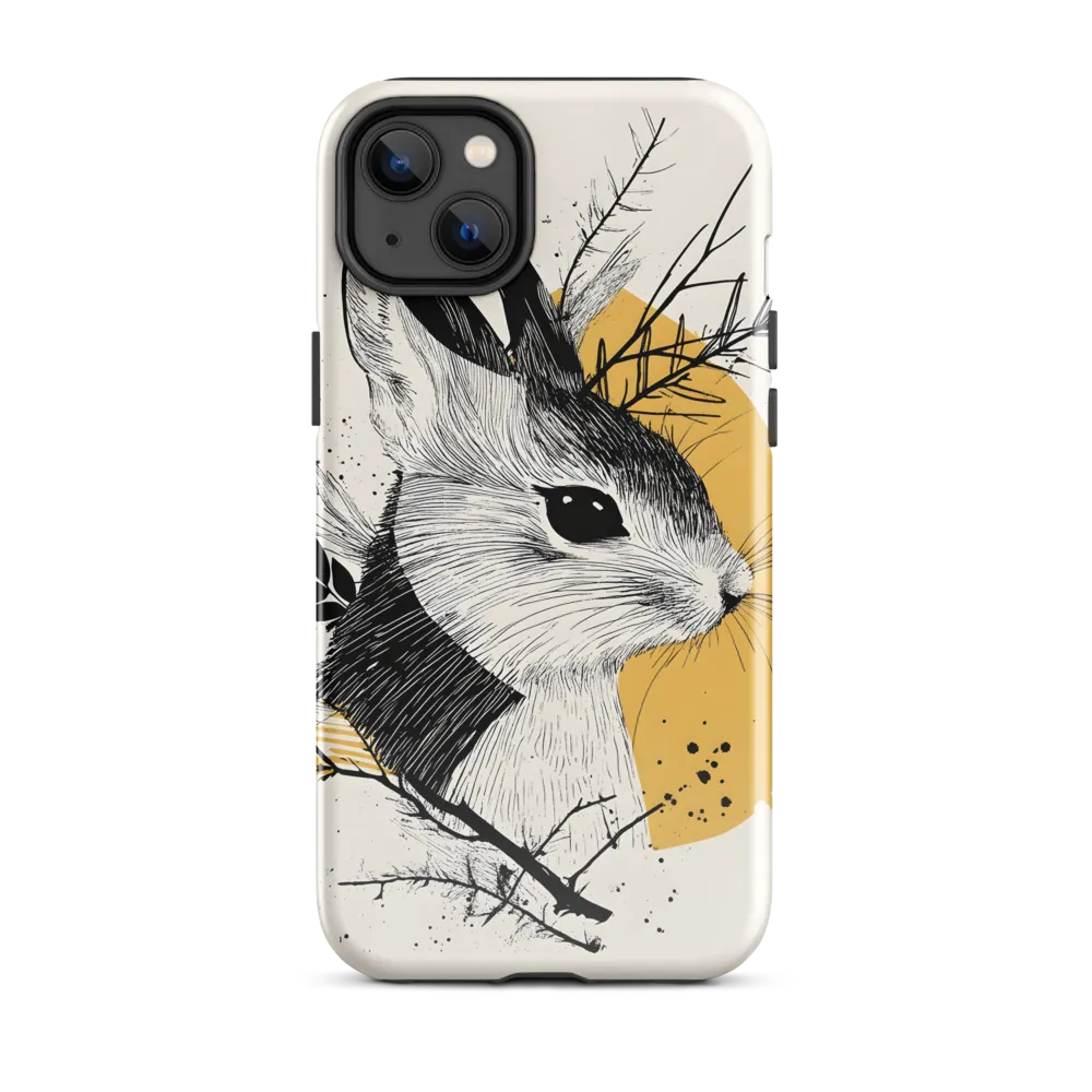Ethereal Rabbit: A Study in Line Art