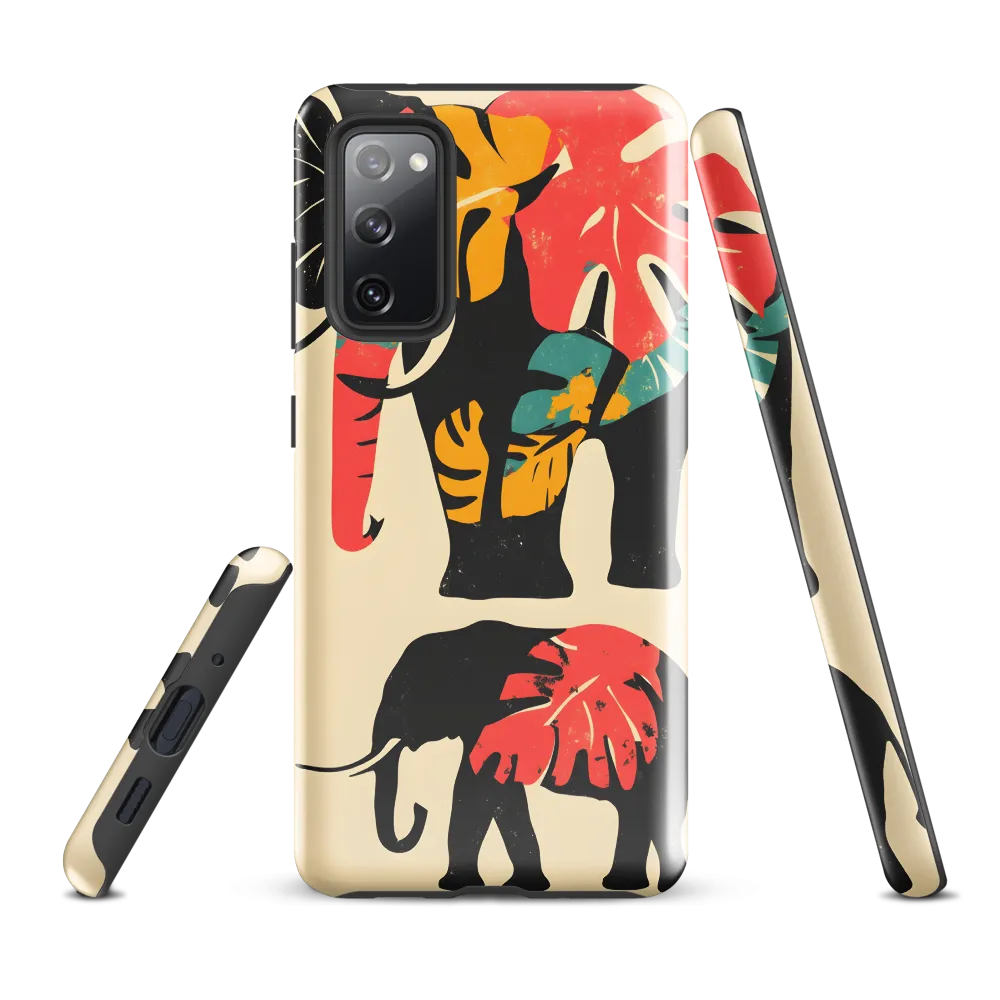 Tropical Elegance: The Elephant's Dance