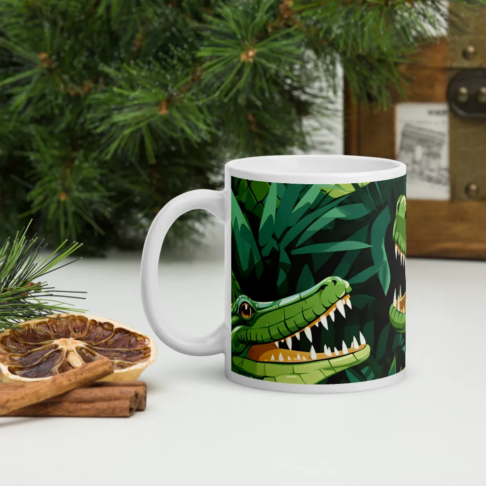 Fierce Crocodilian Medley | Mugs | Multiple Sizes & Colors